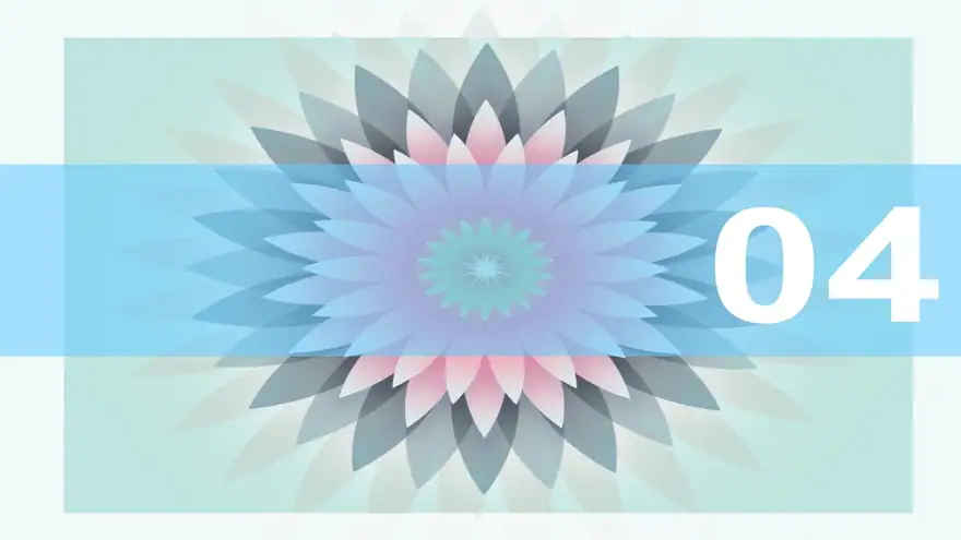 Vector flowers template