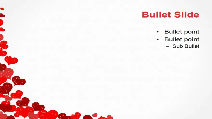 Vector Heart Stamps Template