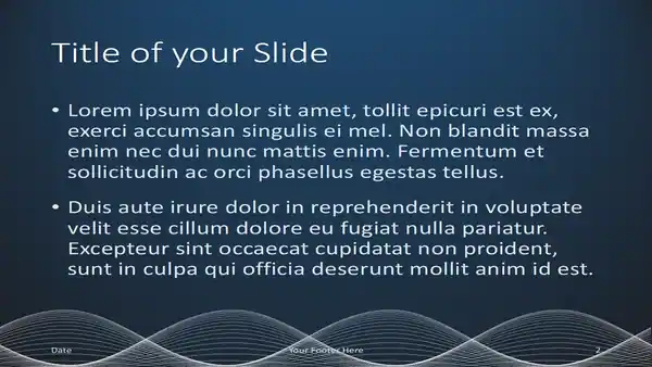 Vibrations Template for PowerPoint and Google Slides
