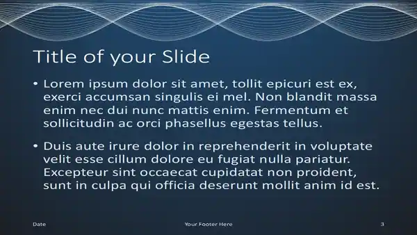 Vibrations Template for PowerPoint and Google Slides