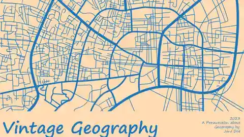 Vintage Geography Map Slides