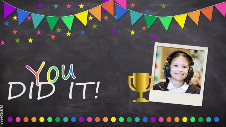 Virtual Graduation and End of Year Awards slides.