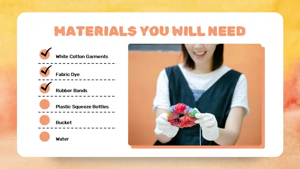 Watercolor T-Shirt Tie Dye Tutorial Slides