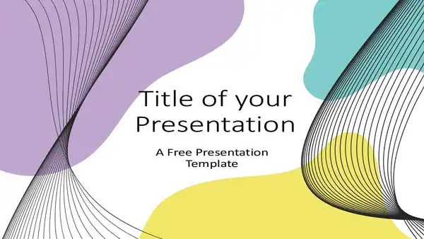 Wave Lines Memphis Template for PowerPoint and Google Slides