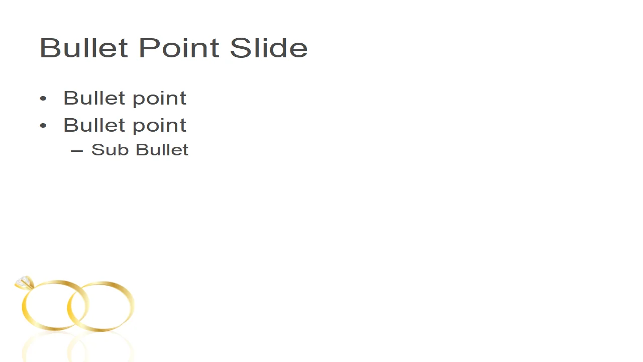 Wedding Rings PowerPoint Template