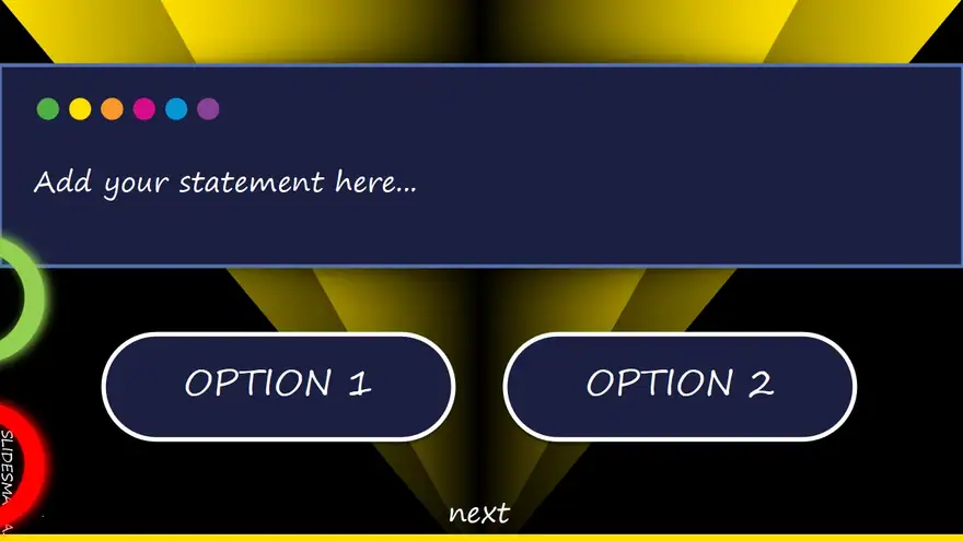 Which is it Interactive trivia game template.