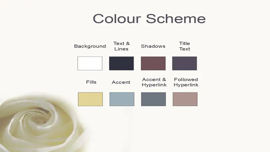 White Rose PowerPoint Template
