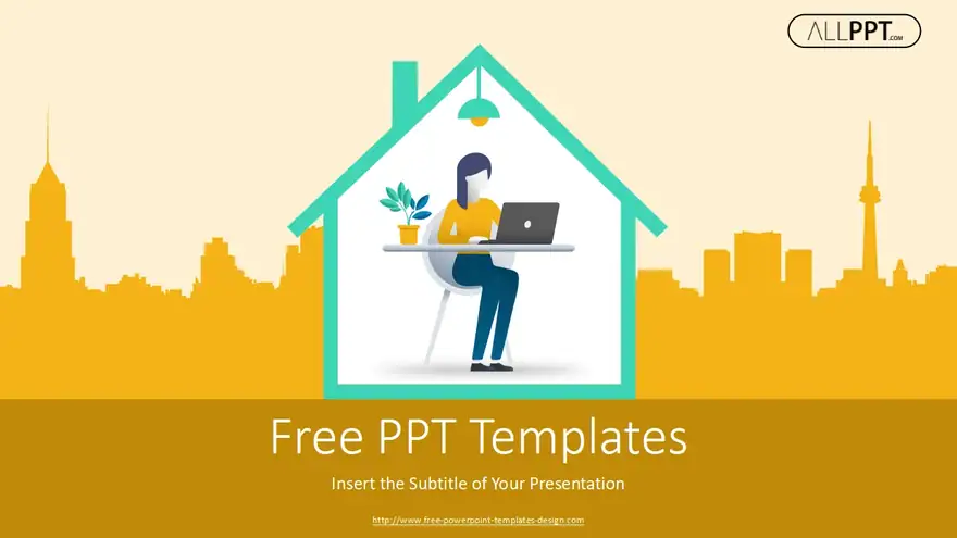 Working From Home PowerPoint Templates