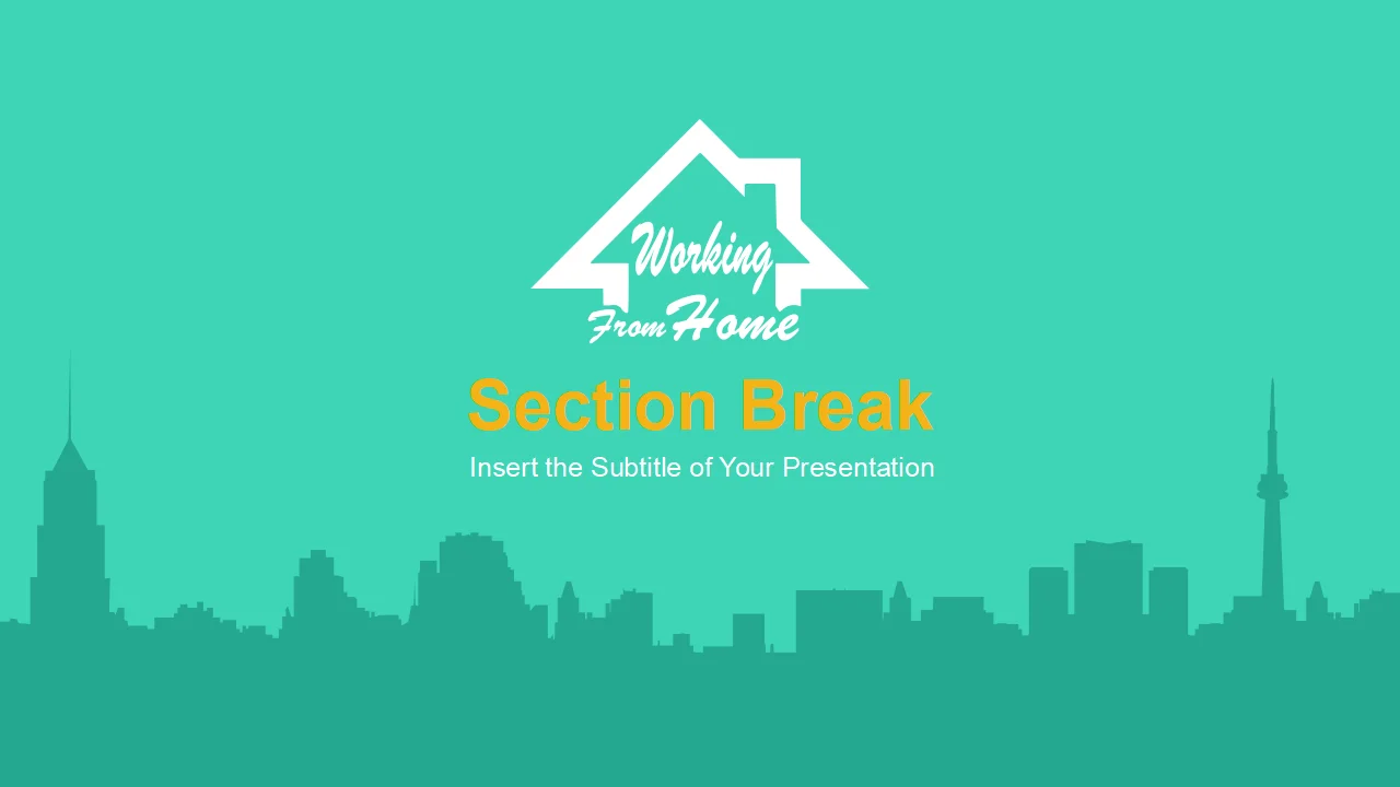 Working From Home PowerPoint Templates