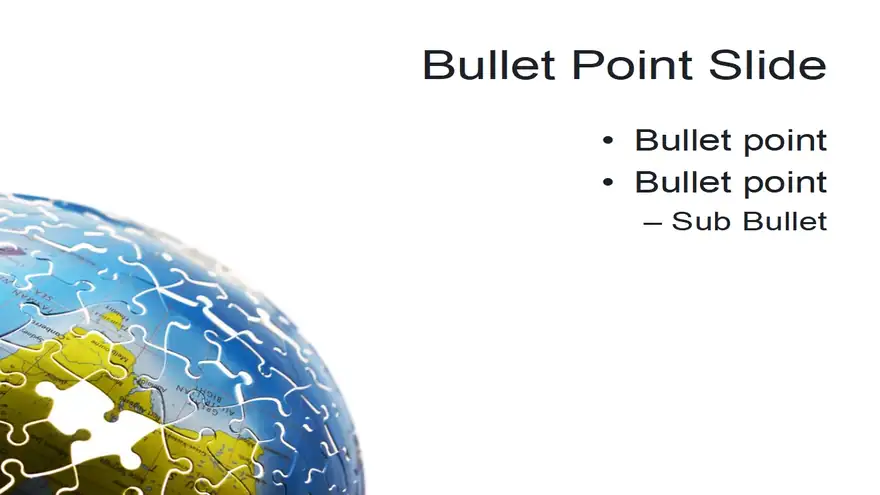 World Puzzle PowerPoint Template