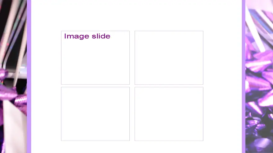 Xmas Lilac Bows Template