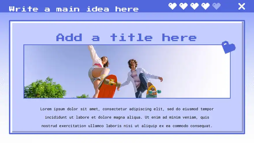 Y2K Game Console Background Slides