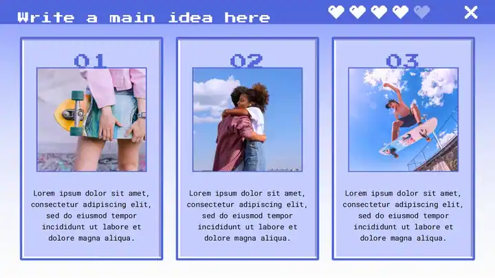 Y2K Game Console Background Slides
