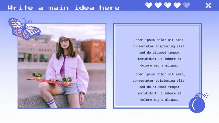 Y2K Game Console Background Slides