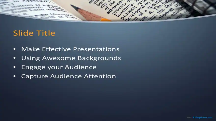 10054-01-book-education-ppt-template
