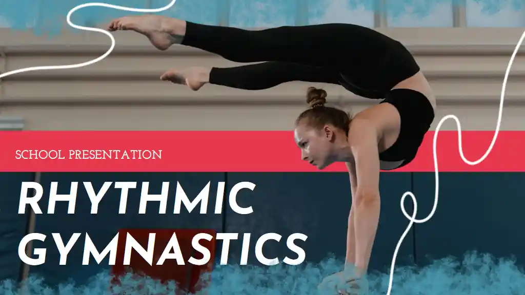 Abstract Rhythmic Gymnastics School Slides