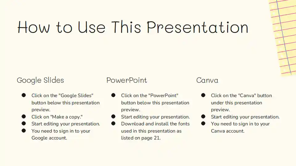 Academic resume Slides