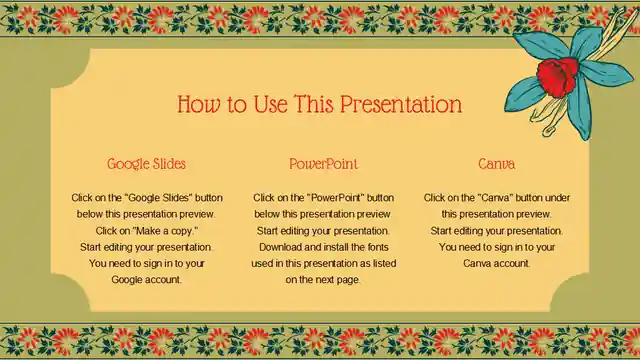 Art Nouveau Style Educational Slides