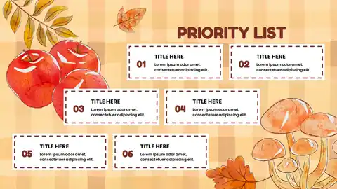 Autumn Leaves Cute Fall Stickers - Student Pack for High School Slides