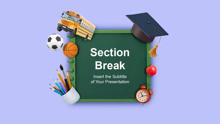 Back to School Journey PowerPoint Templates