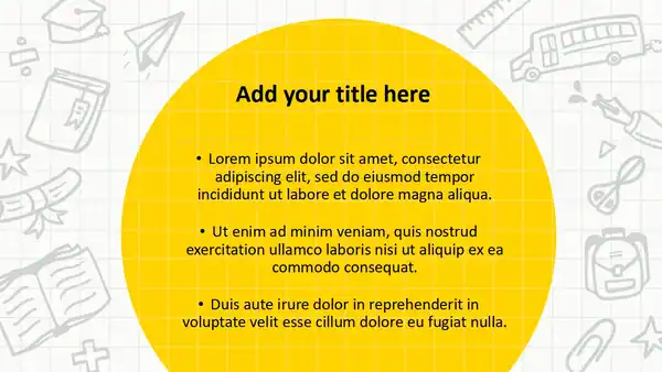 Back To School Template for PowerPoint and Google Slides