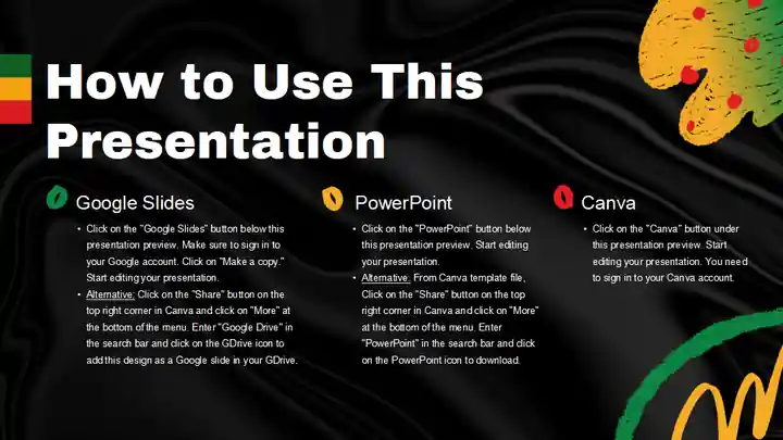 Black History Lesson Slides