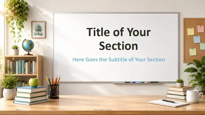 Bright Classroom Template