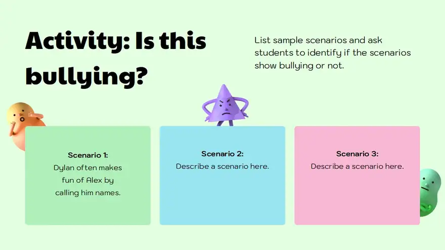Bullying Prevention Slides For Middle School