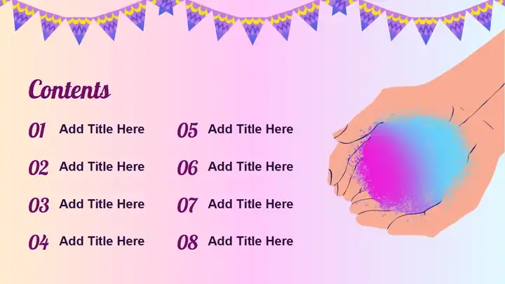 Celebrating Holi Lesson For School Slides