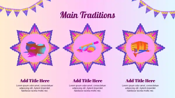 Celebrating Holi Lesson For School Slides
