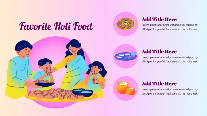 Celebrating Holi Lesson For School Slides