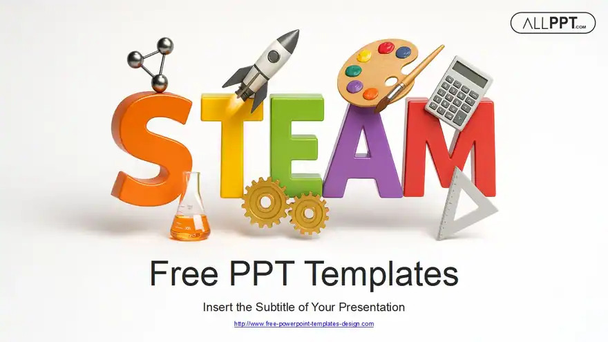 Creative STEAM Education PowerPoint Templates