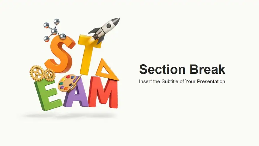 Creative STEAM Education PowerPoint Templates