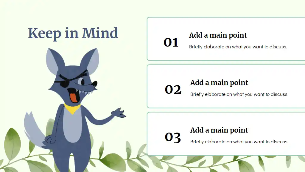 Cute Illustrated Fables Storybook Slides