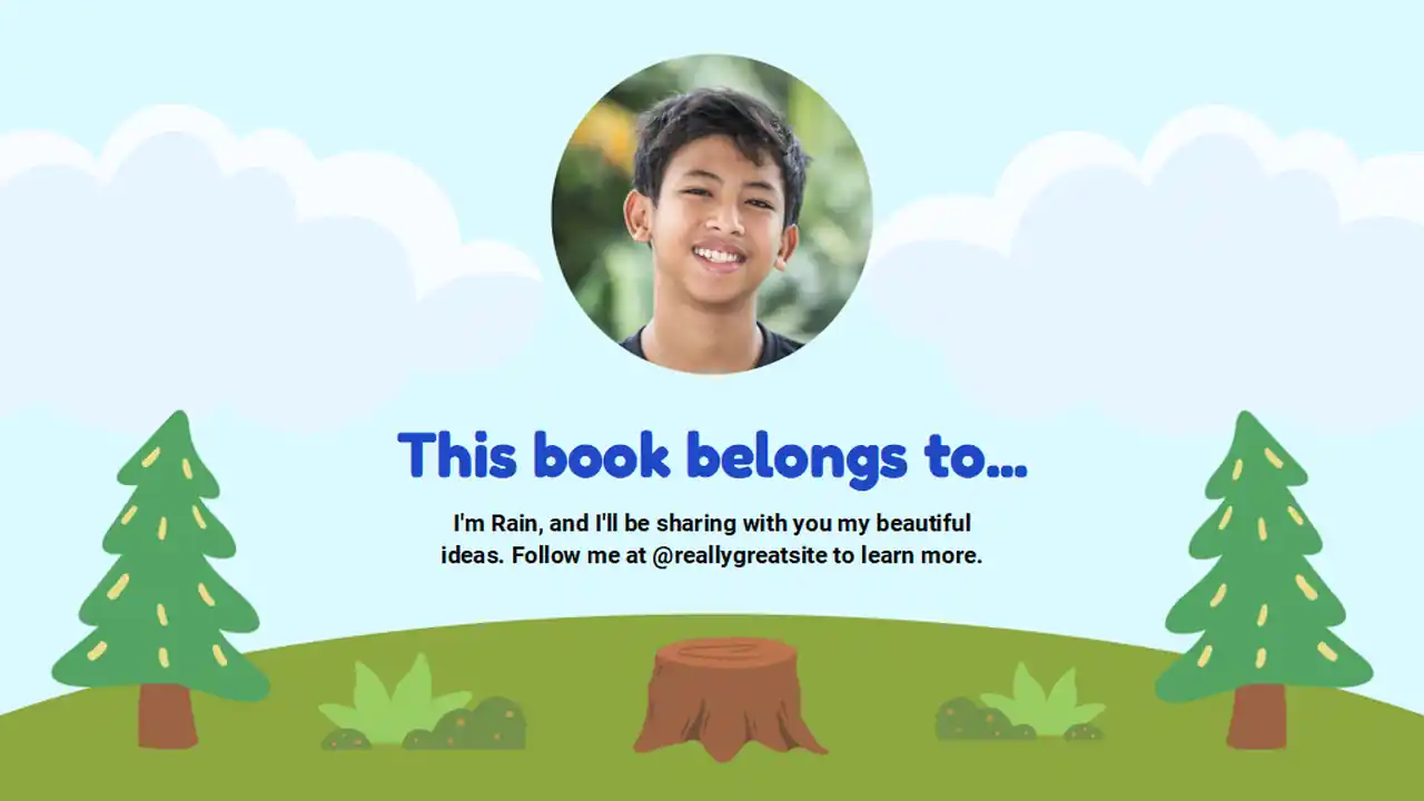 Cute Illustrated Nature Adventure Storybook Slides
