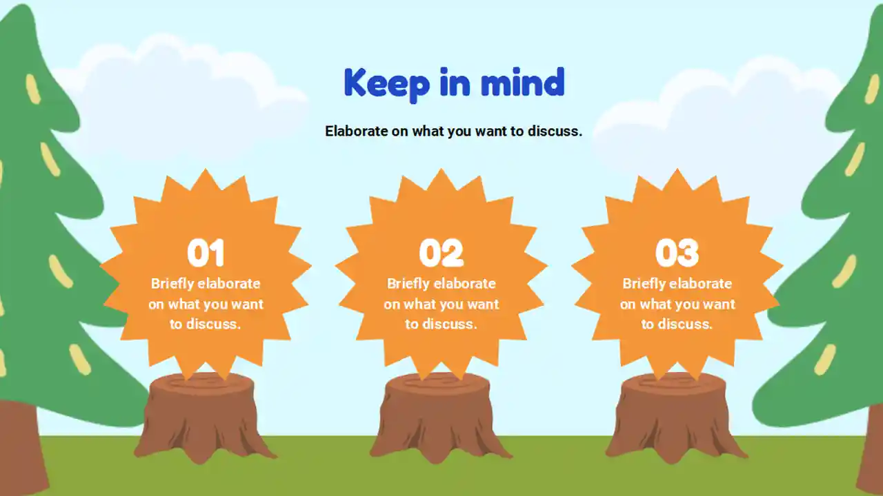Cute Illustrated Nature Adventure Storybook Slides