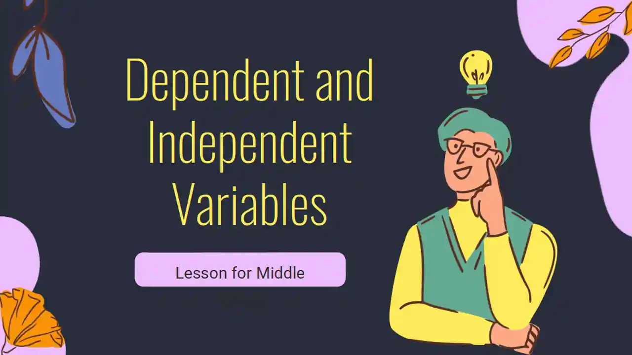 Dependent and Independent Variables Math Lesson for Middle School