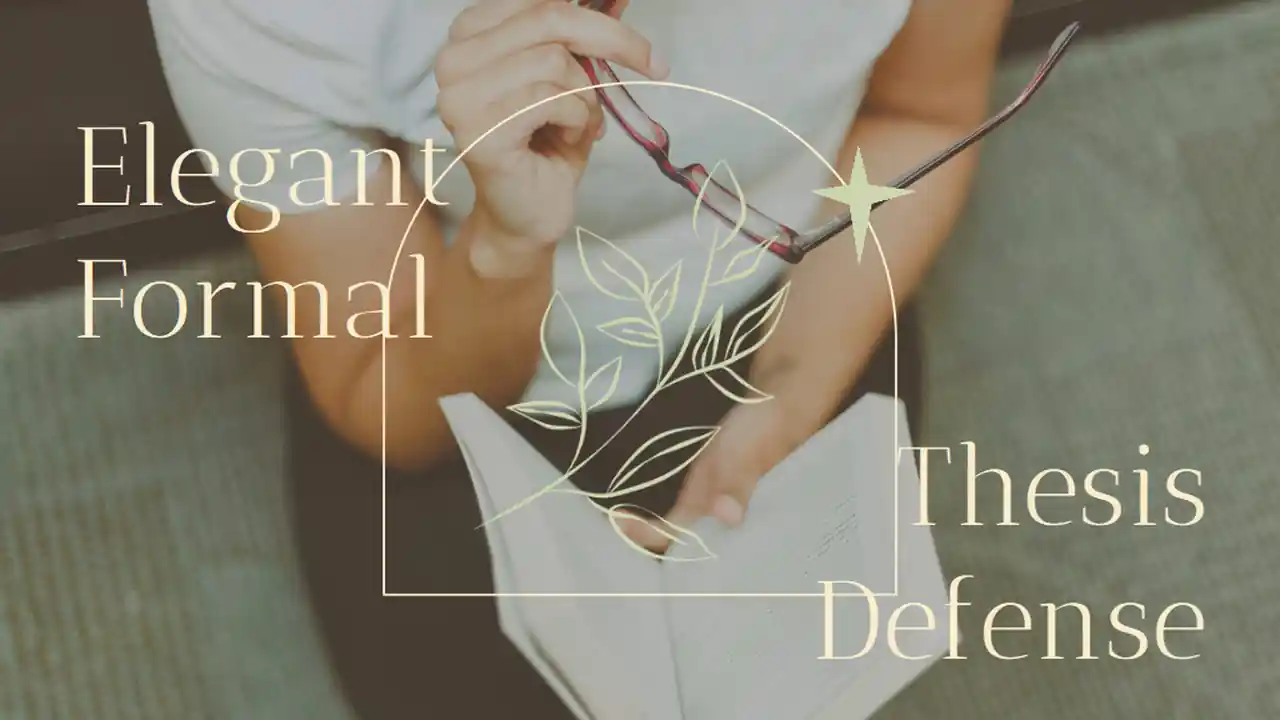 Elegant Thesis Defense Slides