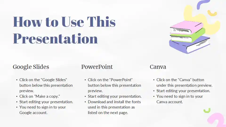 English literature Illustrative Slides