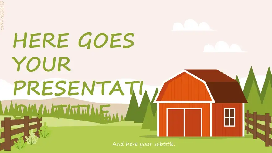 Farm Life free lesson template.