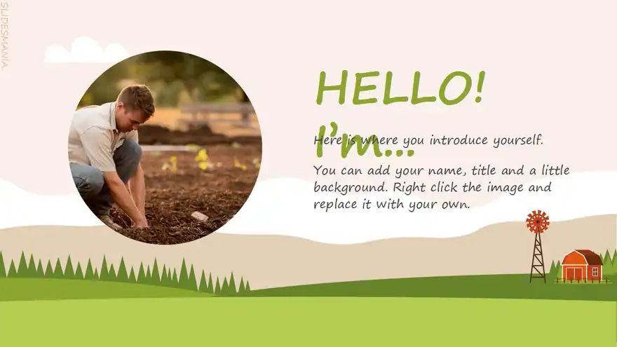 Farm Life free lesson template.