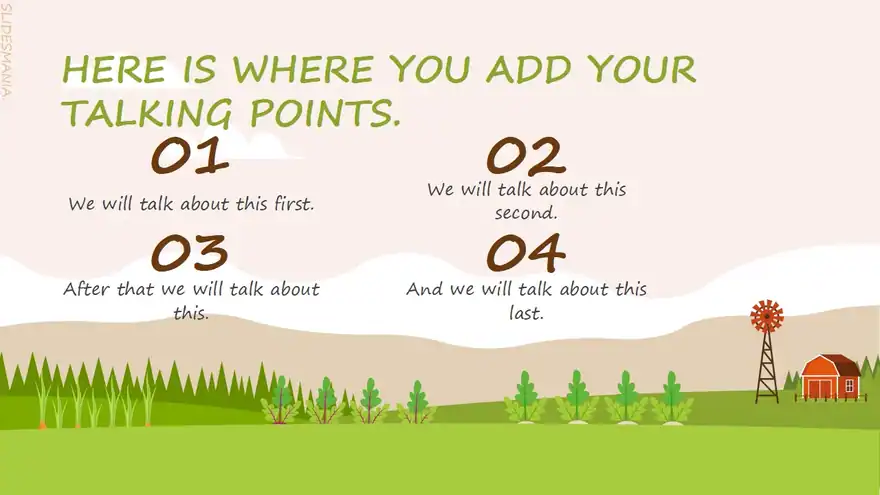 Farm Life free lesson template.