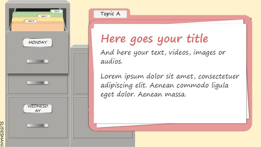 File Cabinets interactive template. – The original, and free. –