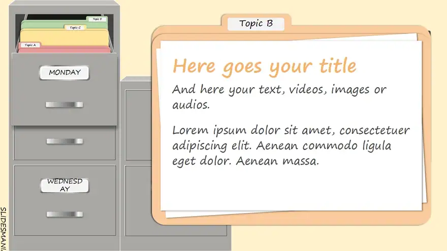 File Cabinets interactive template. – The original, and free. –
