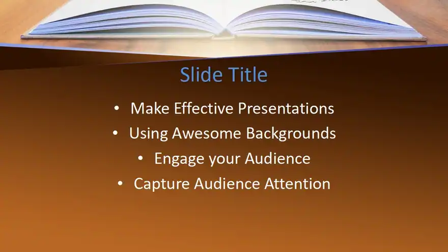 Free Book PowerPoint Template