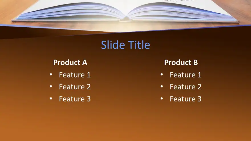 Free Book PowerPoint Template