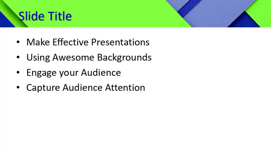 Free Folded Paper PowerPoint Template