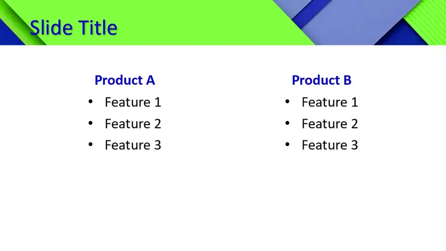 Free Folded Paper PowerPoint Template