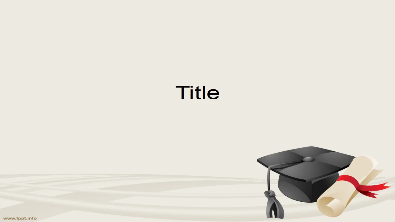 Free Graduation PPT Template Slides for PowerPoint
