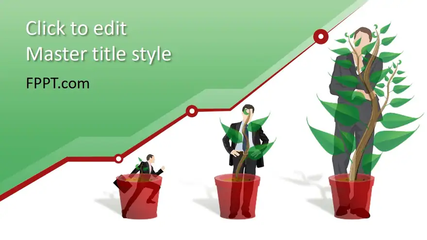 Free Growth Metaphor PowerPoint Template